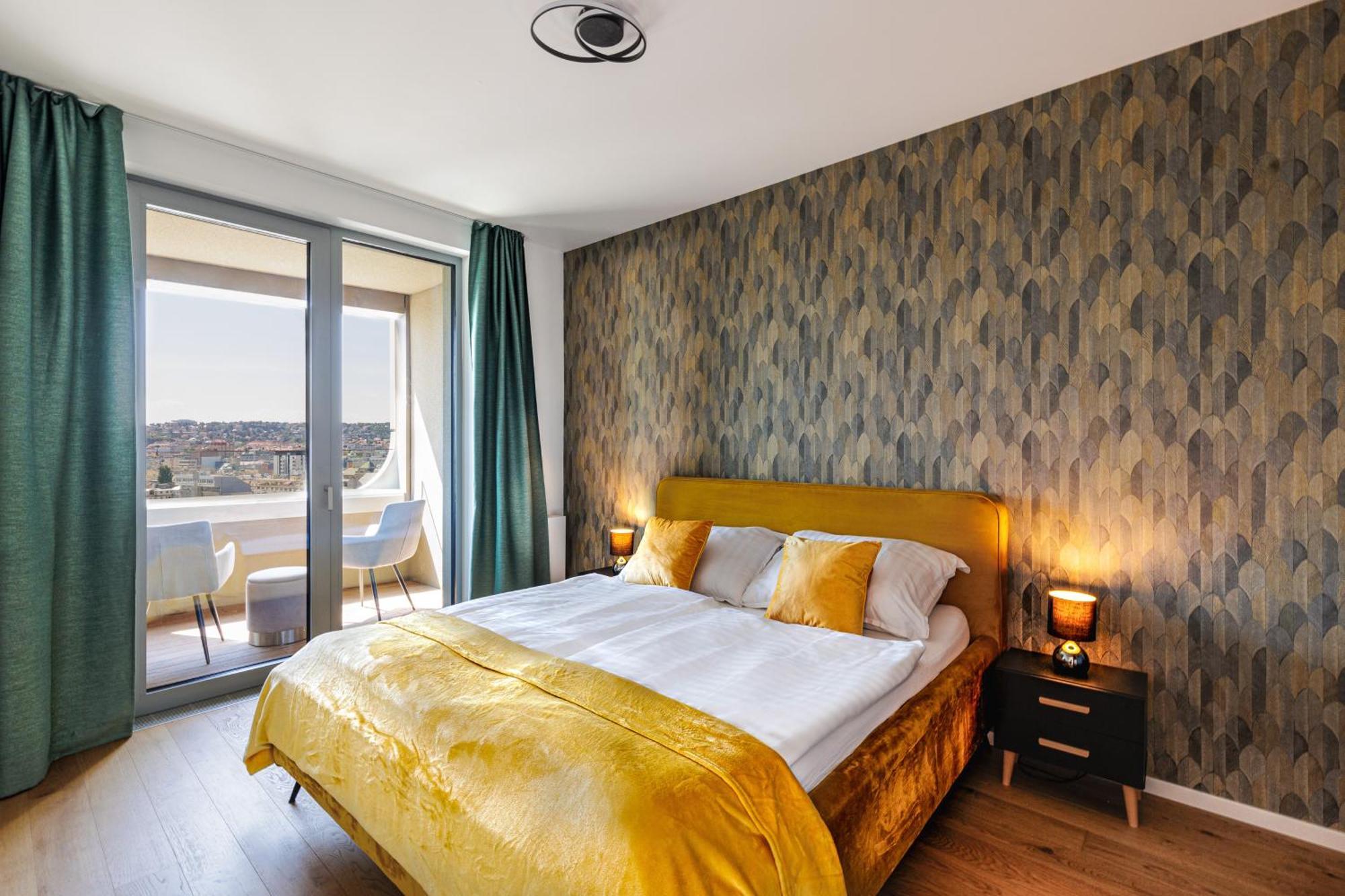 Sky Park 1 - Luxurious #Instaworthy Apartment In Downtown City Center With Included Parking, Best Address In Town Братислава Экстерьер фото